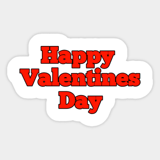 Happy valentines day Sticker